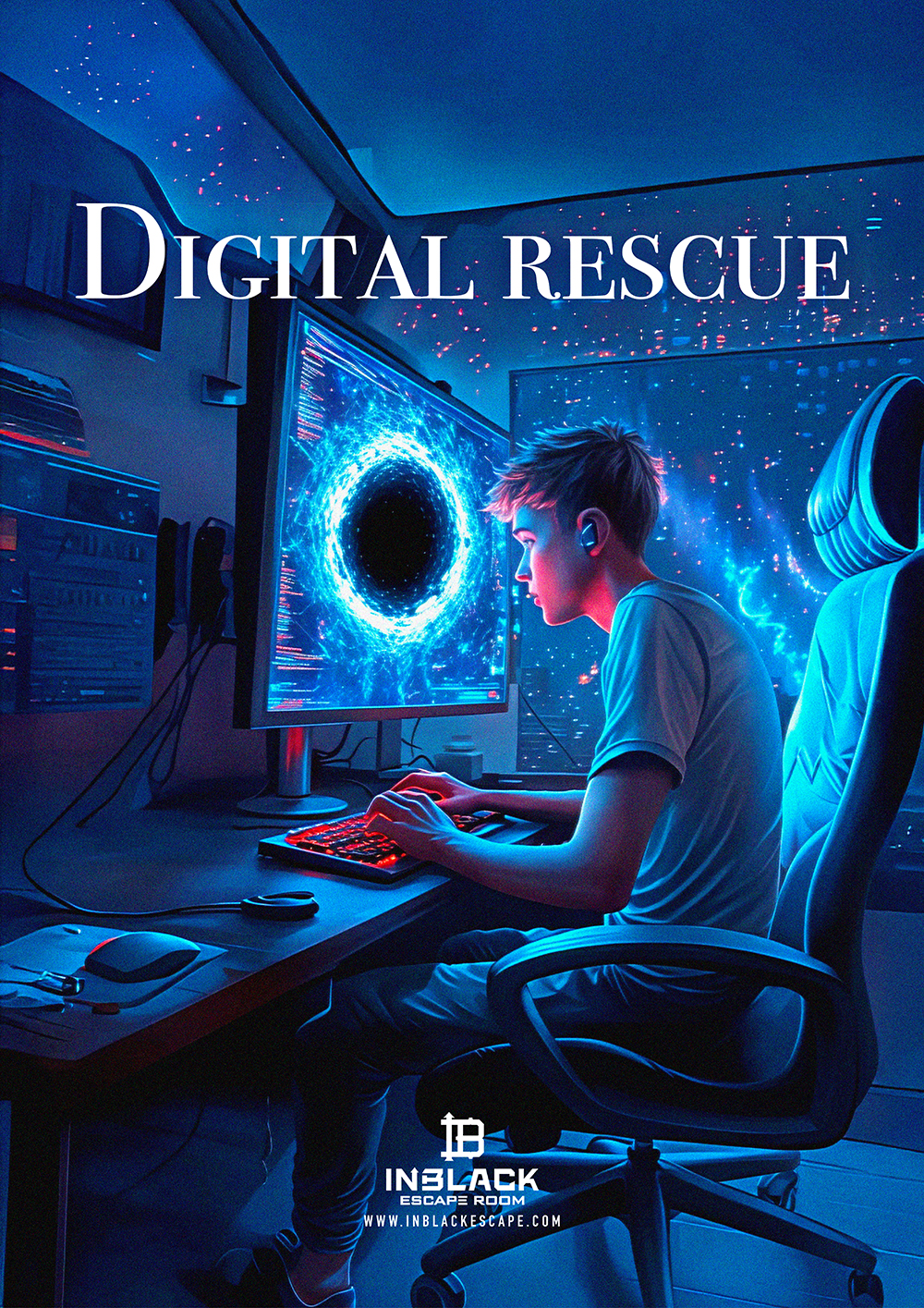 escape room game - DIGITAL RESCUE (G)
