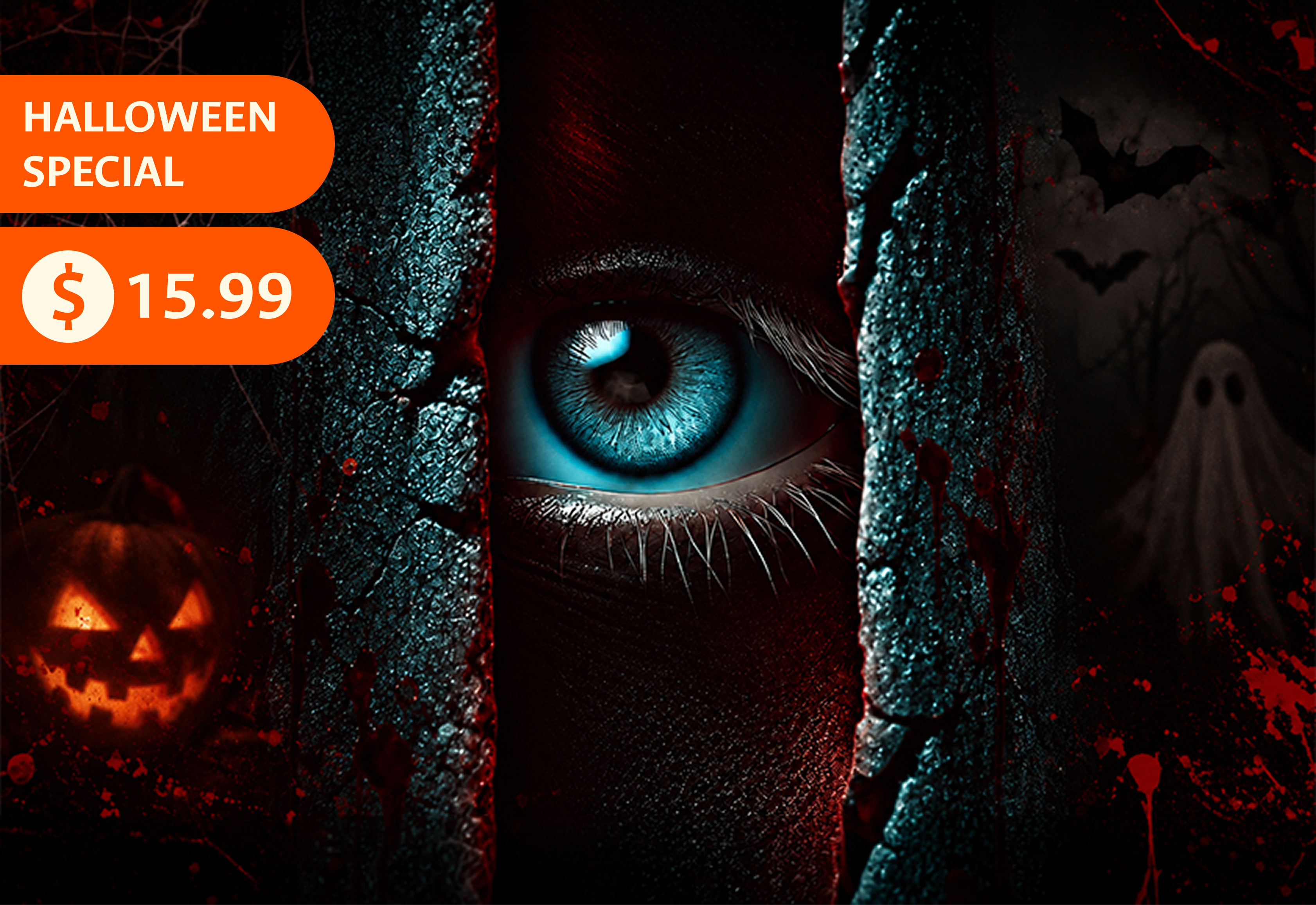 escape room game - INVISIBLE EYES (Halloween Special)