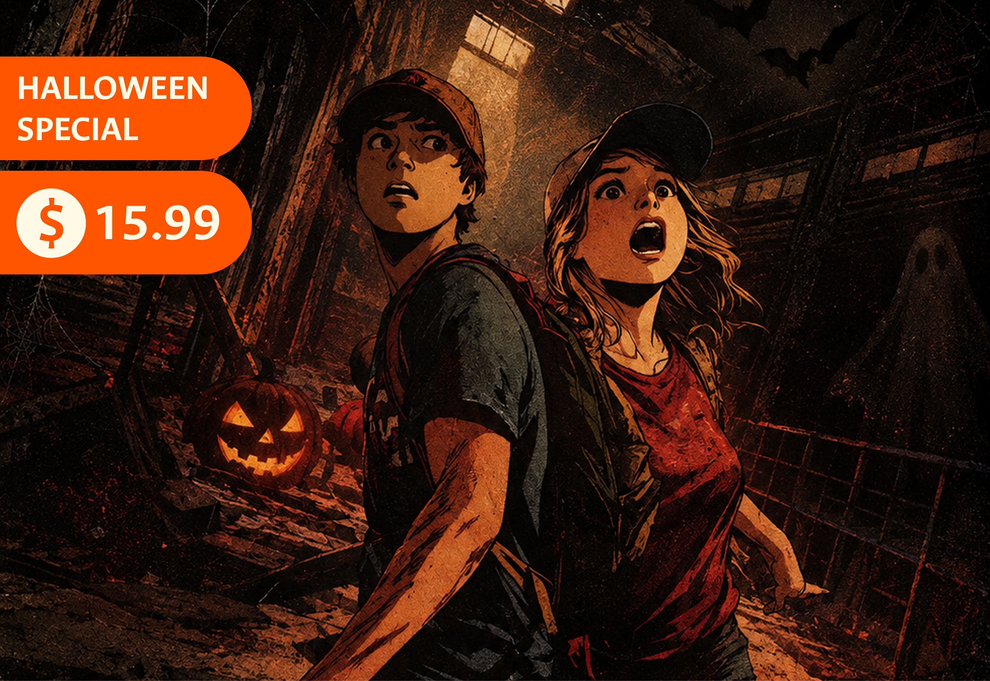 escape room game - CURSED CHAMBER (Halloween Special)
