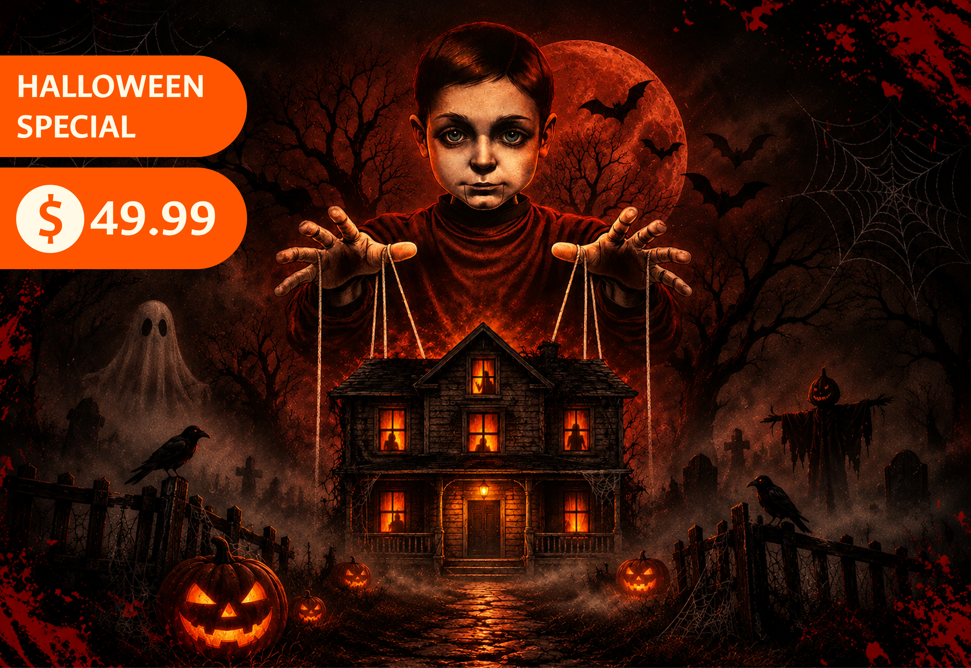 escape room game - MY HOME (Halloween Special)