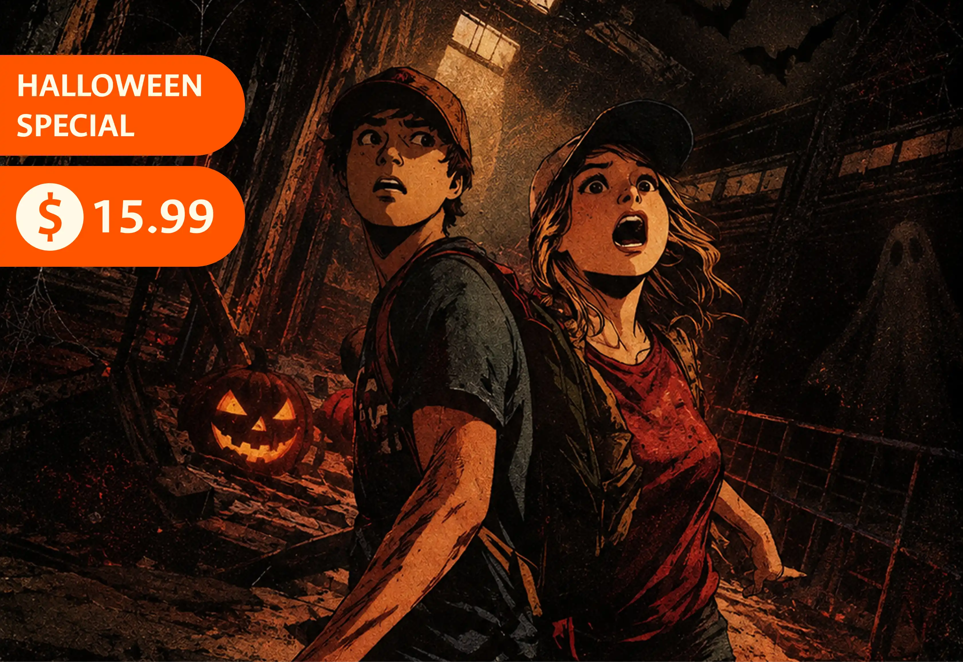 escape room game - CURSED CHAMBER (Halloween Special)